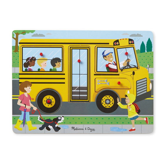Melissa & Doug 739 The Wheels on the Bus Sound Puzzle
