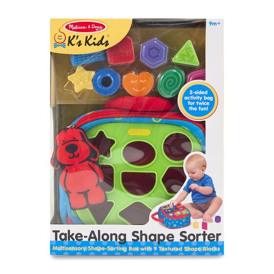 Melissa & Doug 51097 Take-Along Shape Sorter