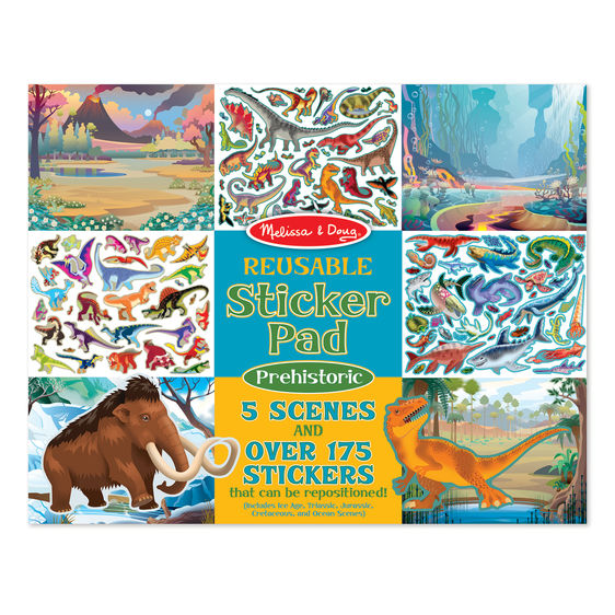 Melissa & Doug 9341 Reusable Sticker Pad - Prehistoric