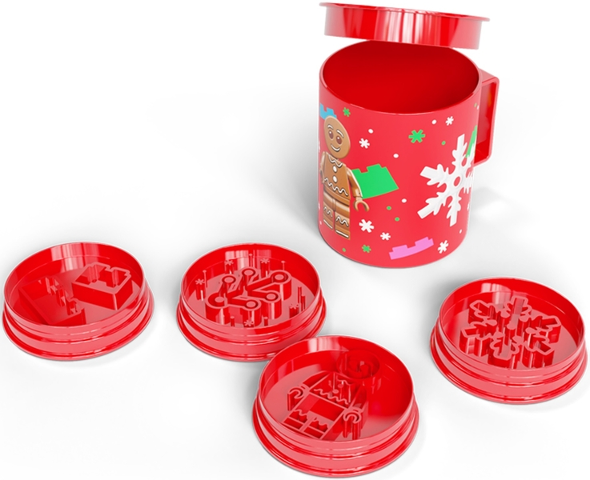 5008259 Holiday Mug & Stamper Set (Retired) (New Sealed)