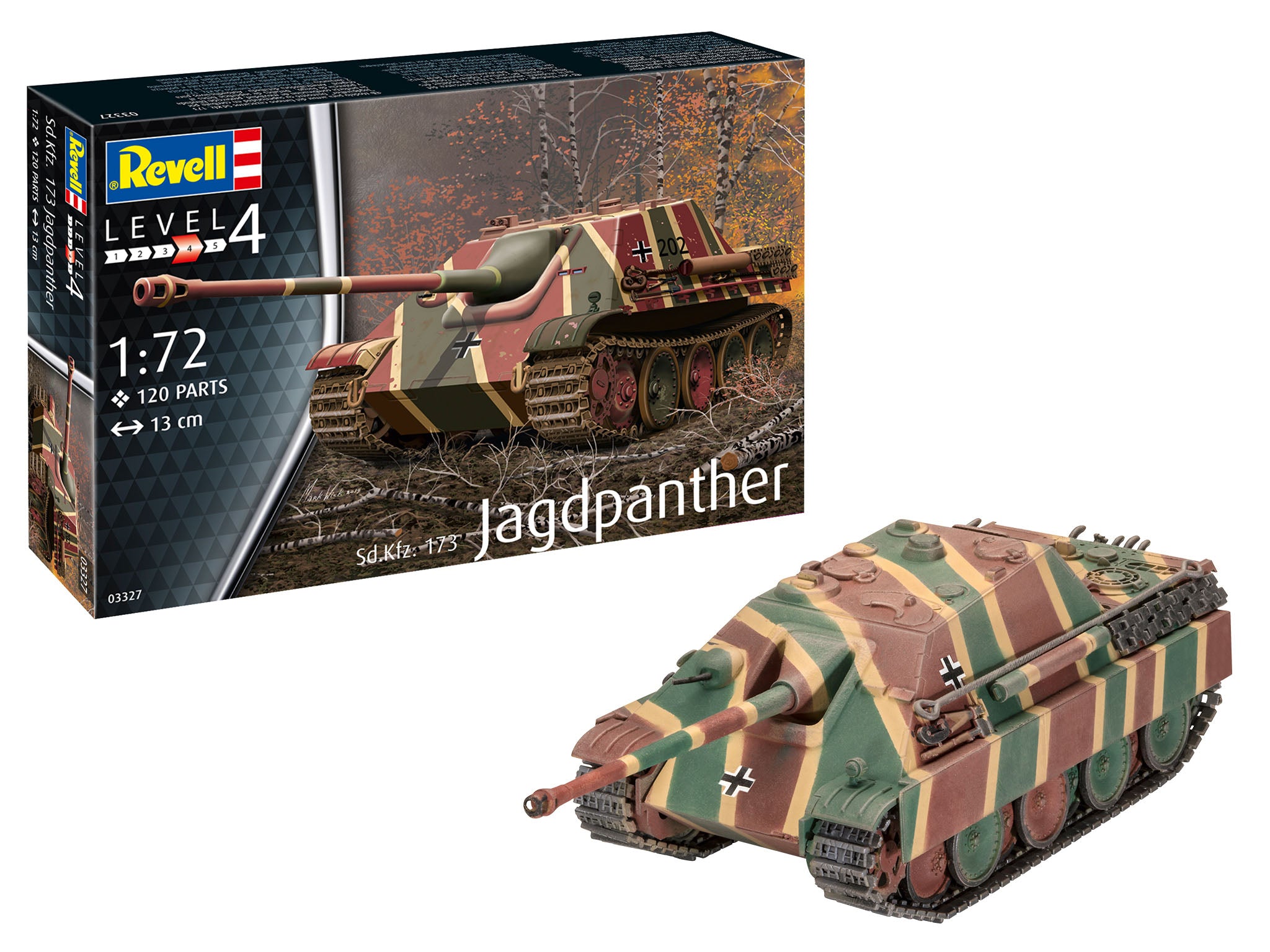 Sd.Kfz.173 Jagdpanther 1/72 Scale Model Kit