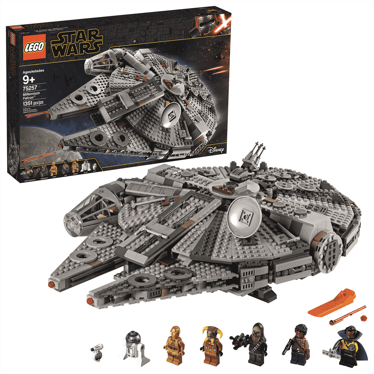 Star Wars Millennium Falcon LEGO 75257 Certified in original box, Pre-Owned
