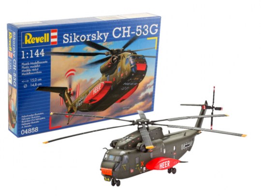 Sikorsky CH-53G Helicopter German Army 1/144  Scale Model Kit