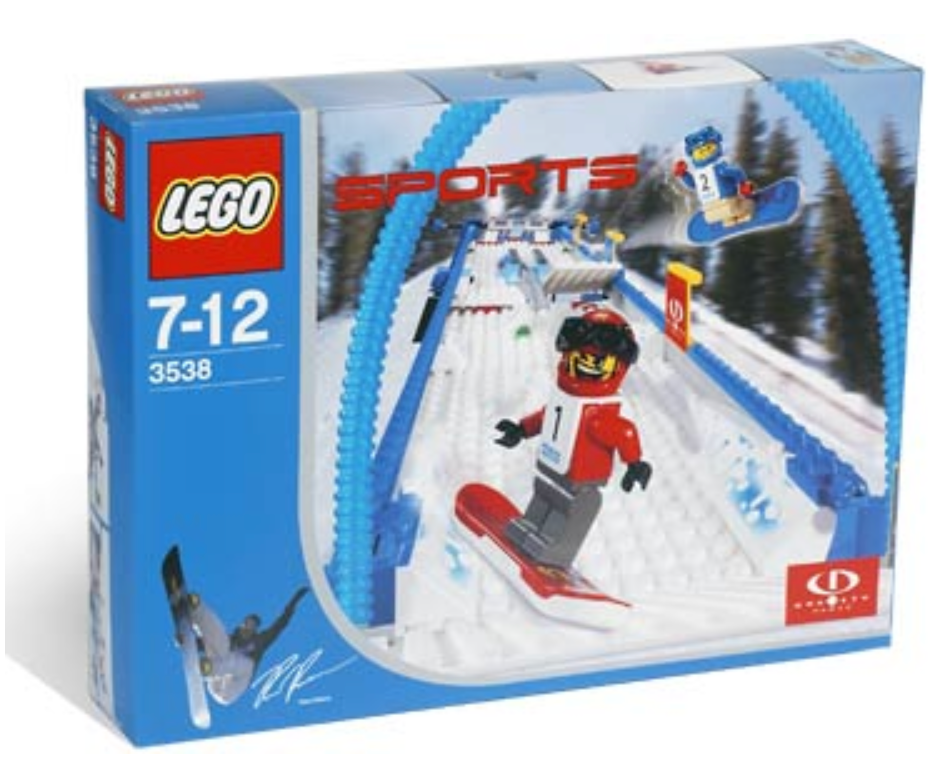 Snowboard Boarder Cross Race - 3538