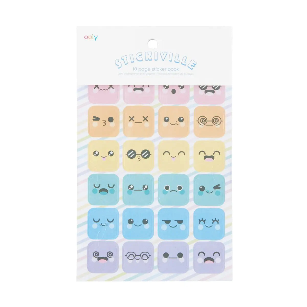 Stickiville Book - Set of Cute Expressions Stickers