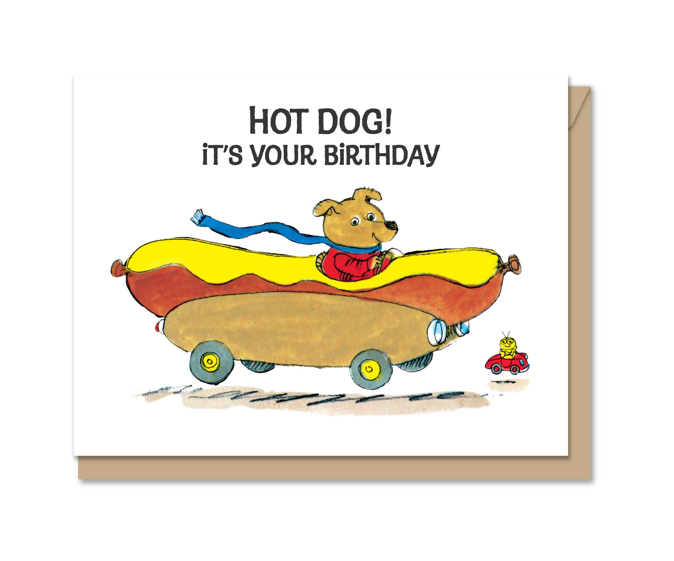 Birthday Greeting Card | Hot Dog Birthday