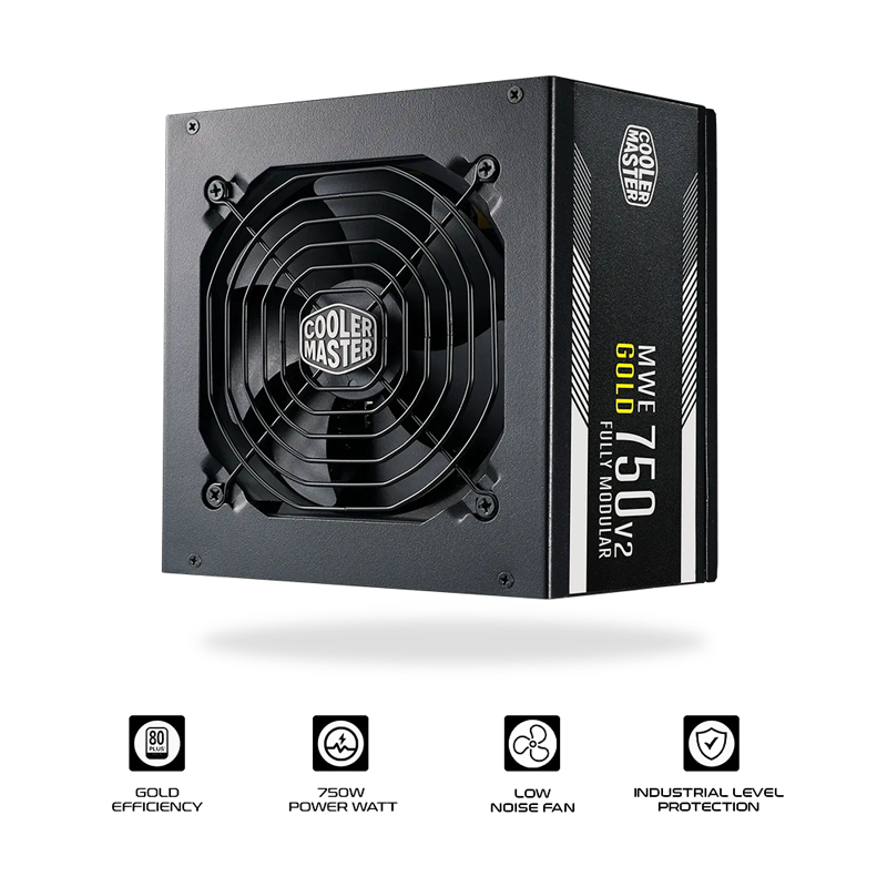 Cooler Master 750W MWE 80+ Gold V2 ATX Full Modular MPE-7501-AFAAG-3EU2 PSU