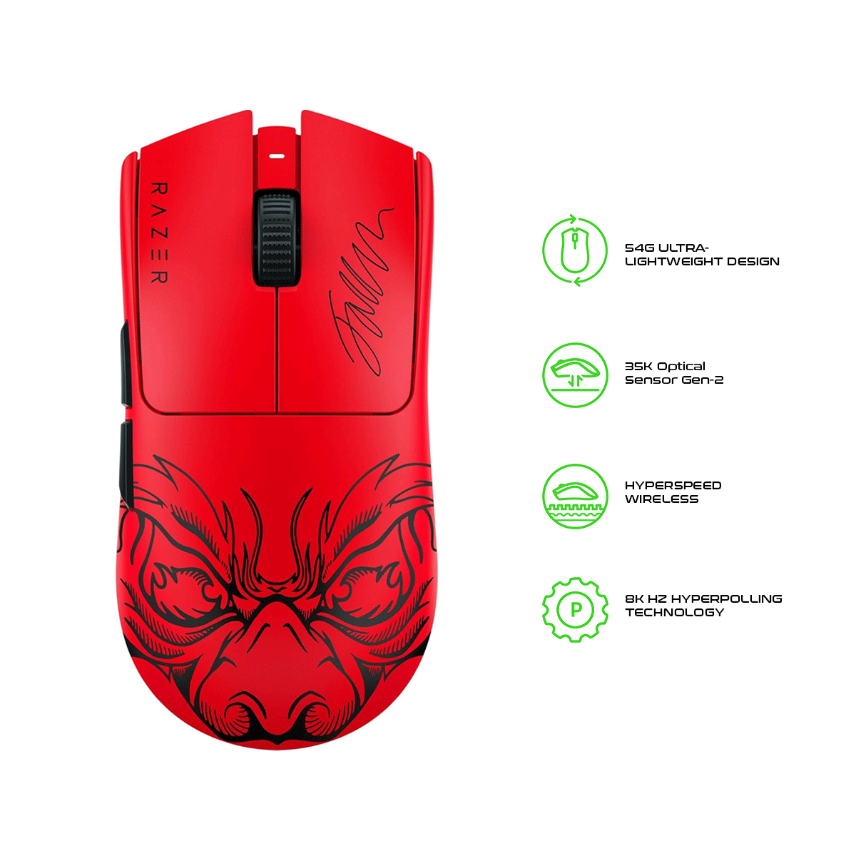 Razer Viper V3 Pro - Wireless Esports Gaming Mouse - Faker Edition