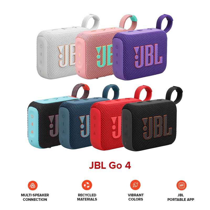 JBL Go 4 Ultra-Portable Bluetooth Speaker