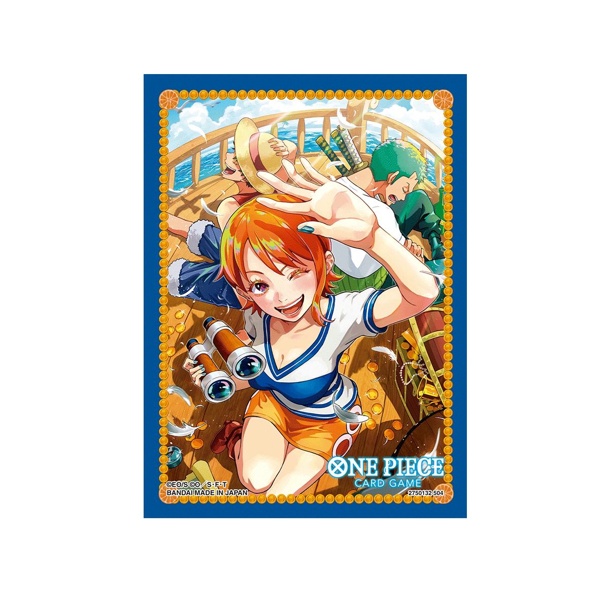 ONE PIECE CARD GAME  Official Card Sleeve 8 (Nami)