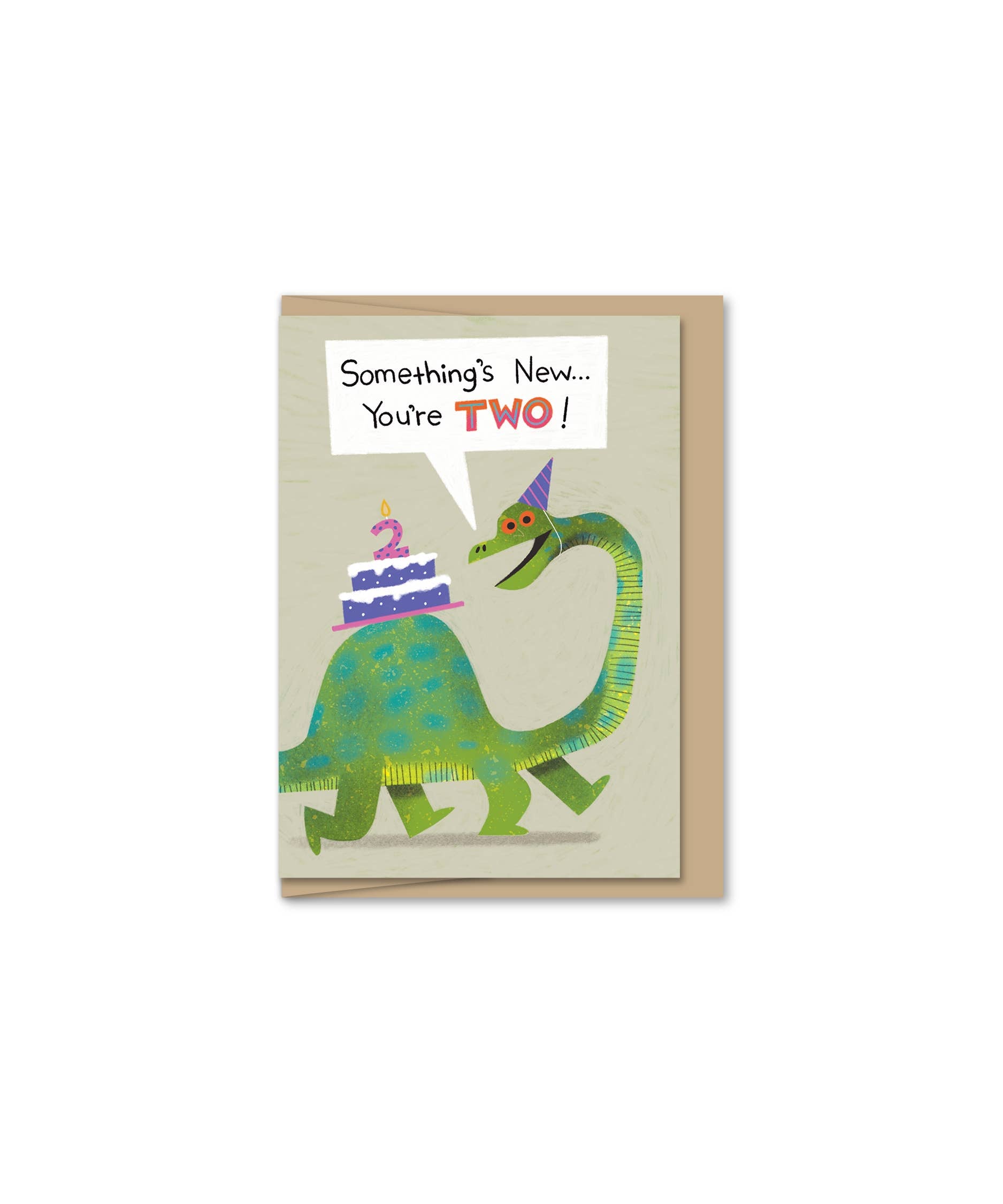 Mini Dino Two | Birthday Greeting Card