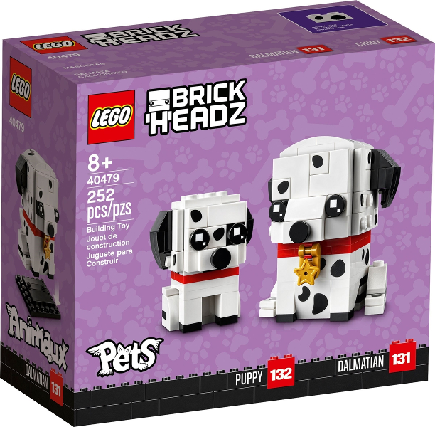 40479 Dalmatian and Puppy Brickheadz (Retired) (Certified Complete)