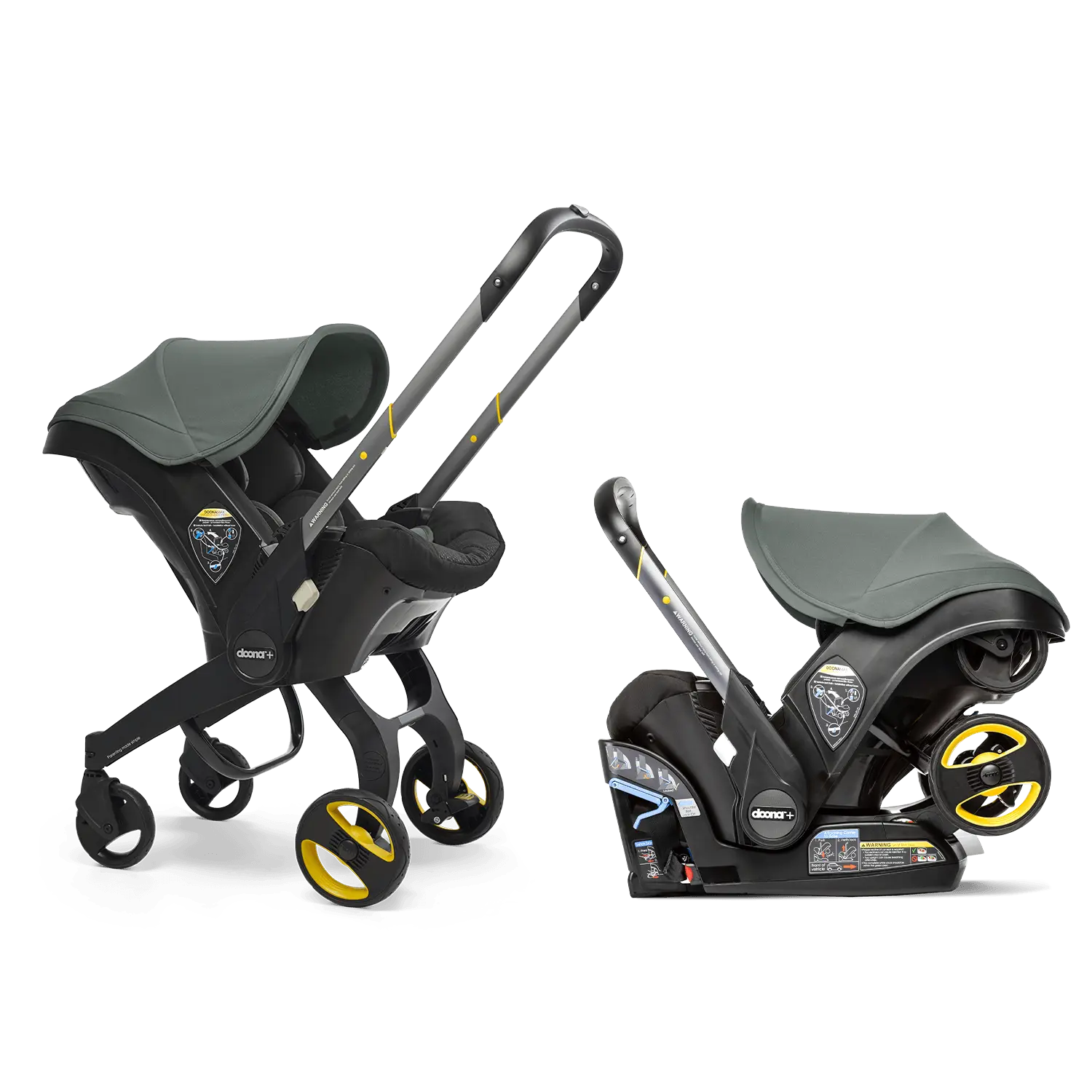 Doona Doona + Car Seat & Stroller In Slate Green