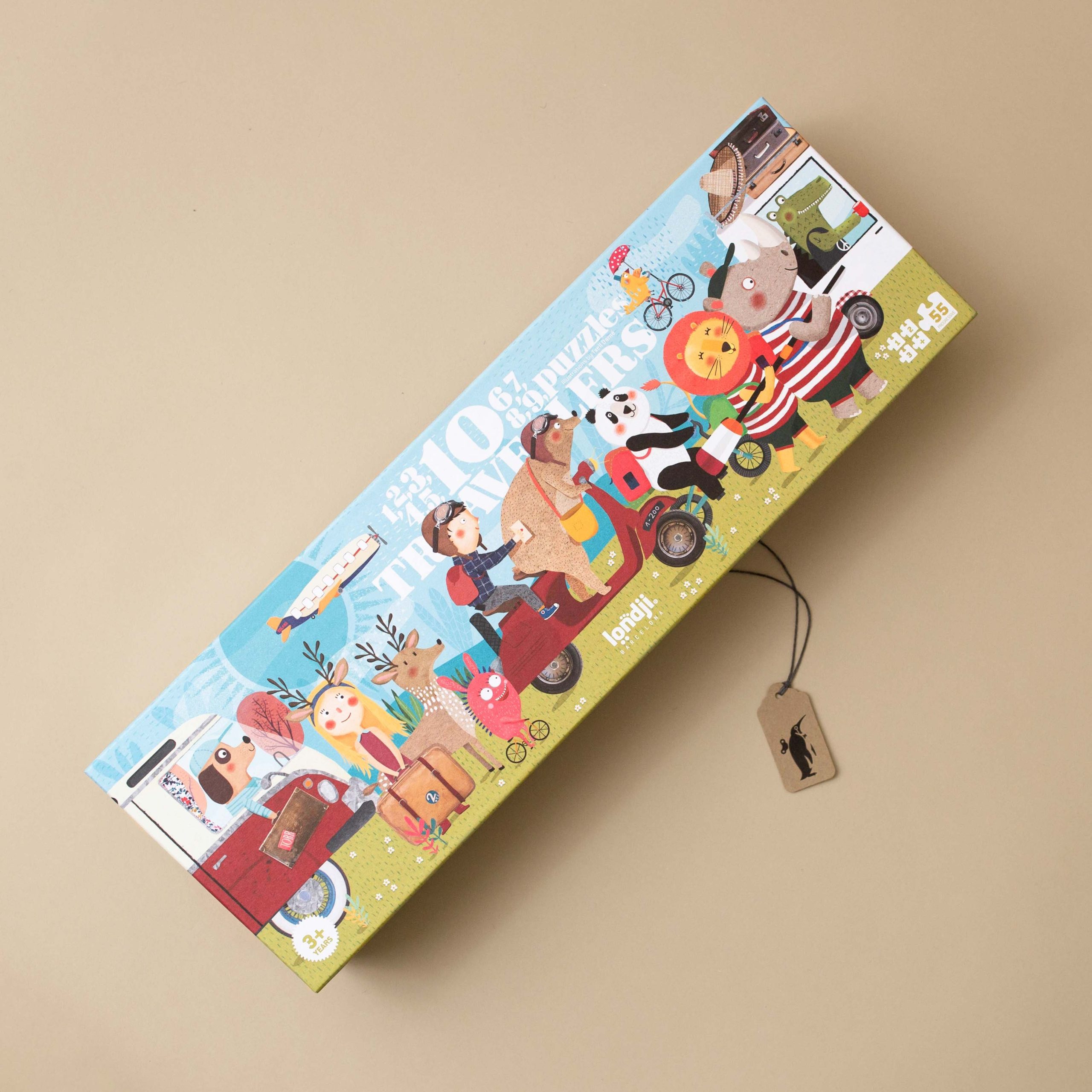 10 Travelers 55pc Progressive Puzzle