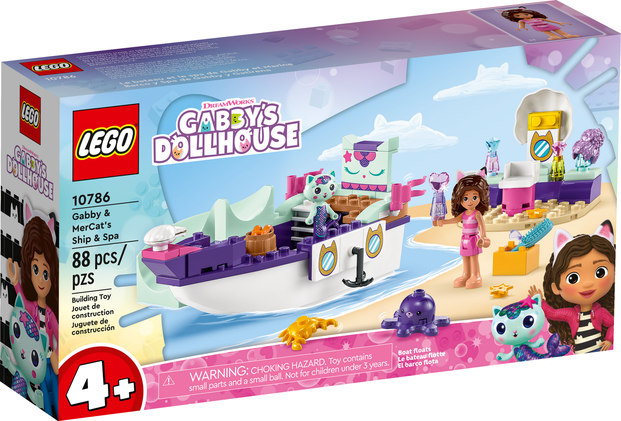 10786 Gabby & MerCat's Ship & Spa