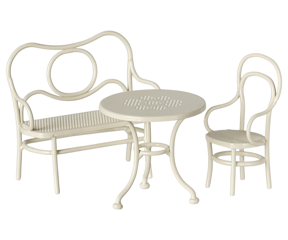 Cafe Set, Mouse, Small - Off White