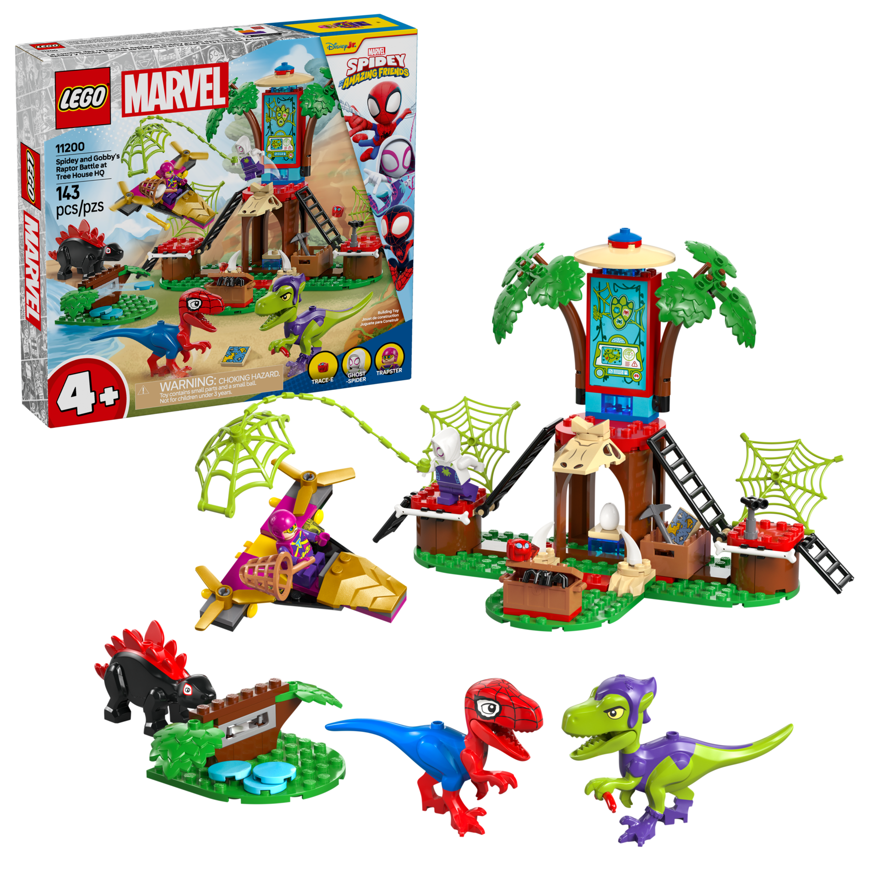 11200 LEGO® Spidey and Gobby's Raptor Battle at Tree
