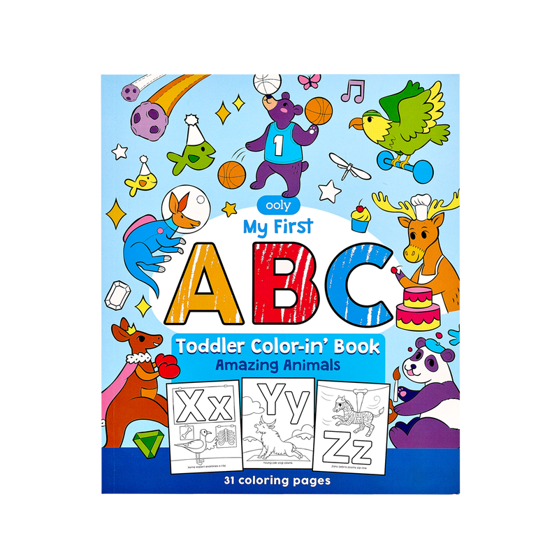 Color-in' Book - My First ABC-Amazing Animals
