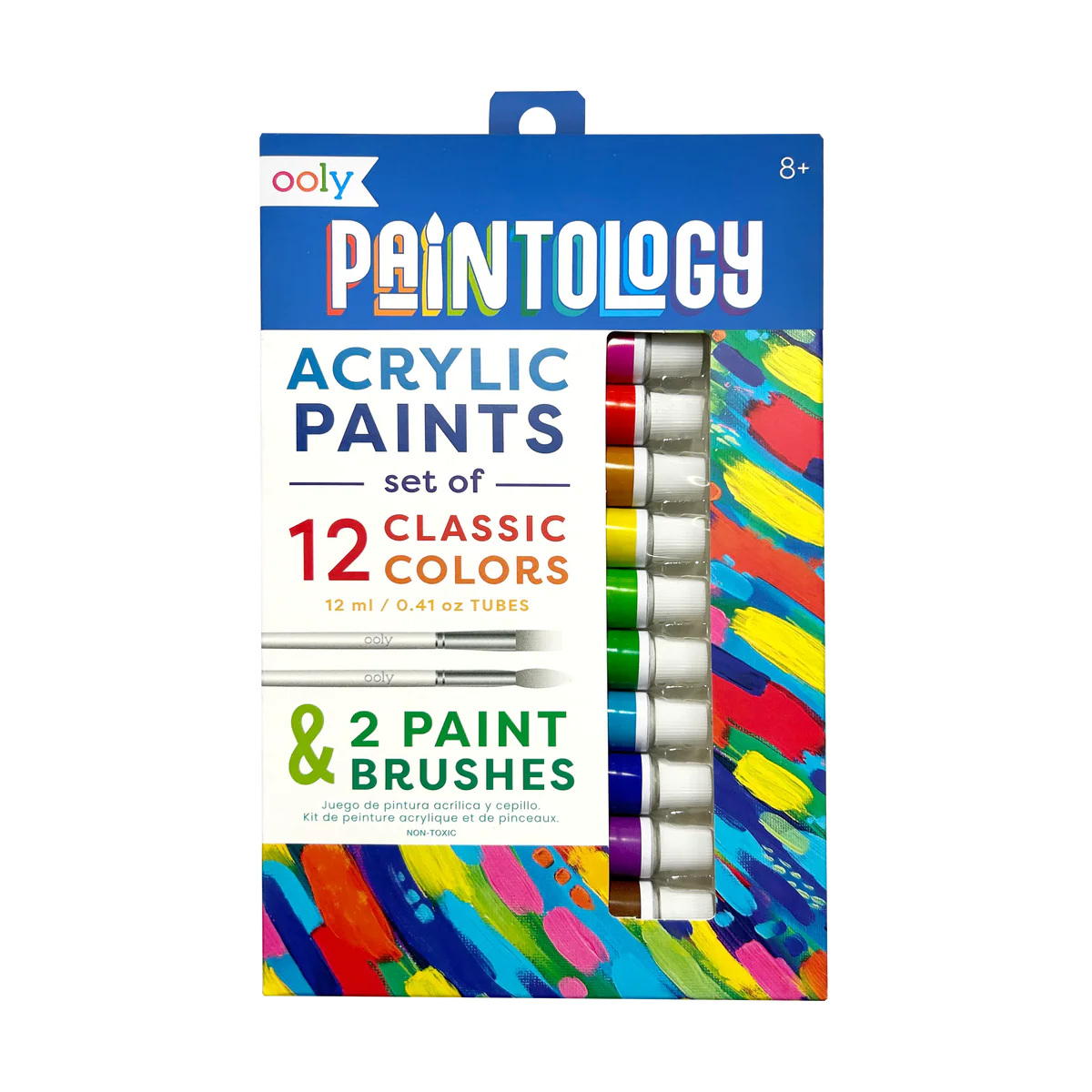 Paintology Acrylic Paints Set of 12 Classic Colors