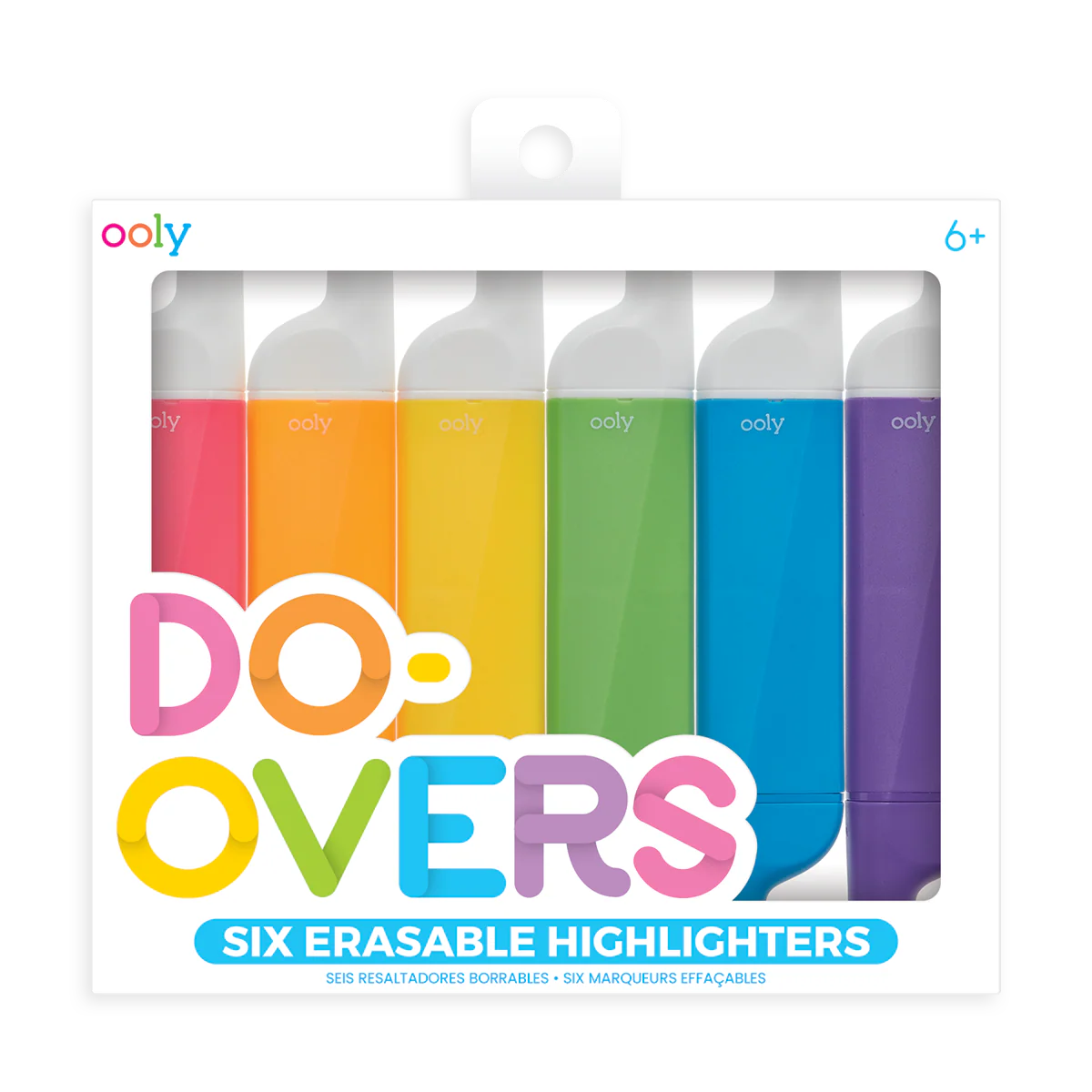 Do-Over Erasable Highlighters Set of 6