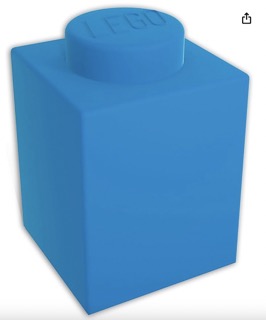 LP39 LEGO Classic 1x1 Silicone Brick Nitelite Blue