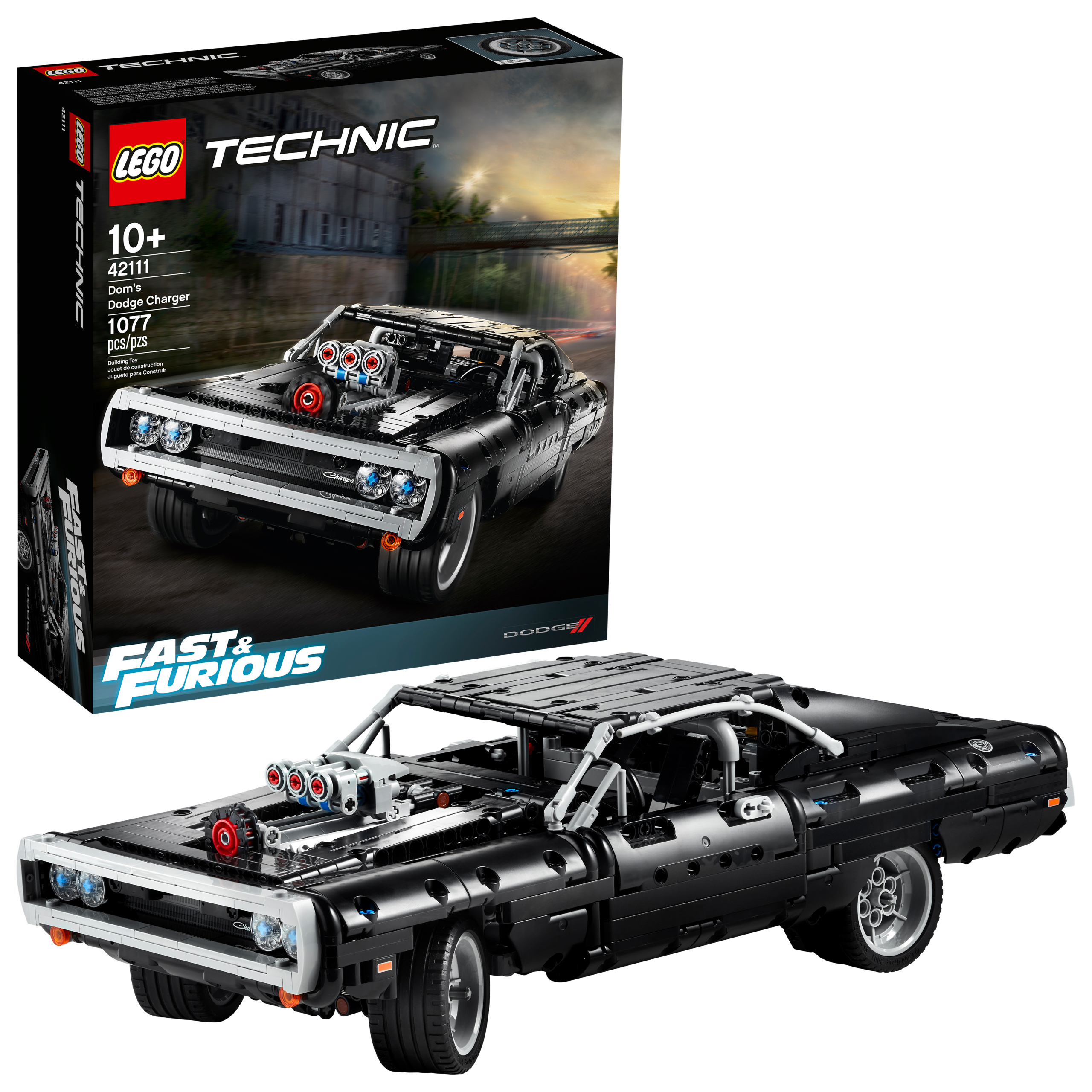 Technic Fast and Furious Dodge Charger LEGO 42111 Open box, sealed bags