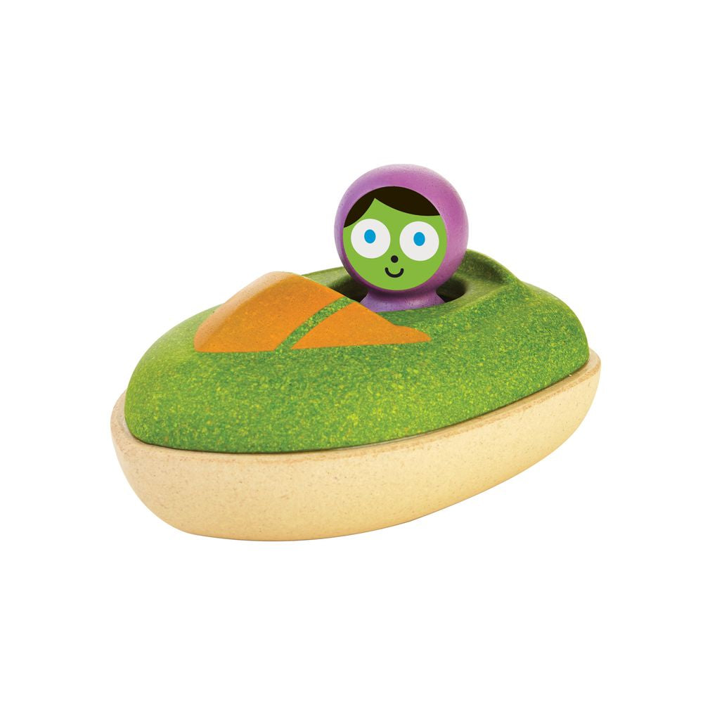 Plan Toys Bathtub Explorers: Speed Boat - PBS Kids Edition