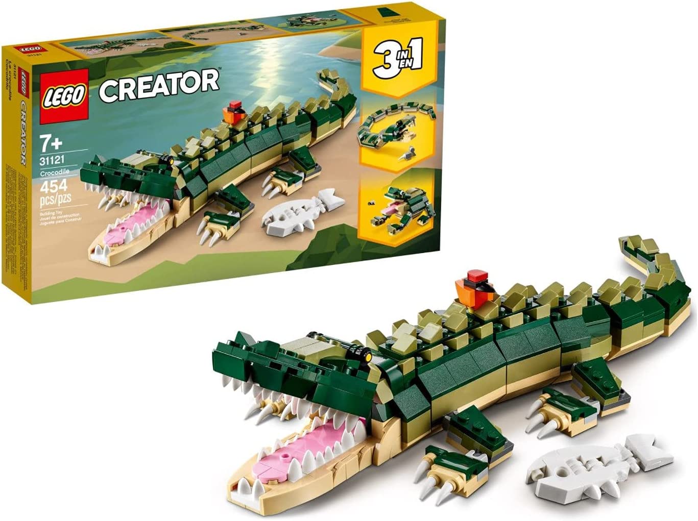 31121 LEGO Creator 3 in 1 Crocodile (Retired) (New Sealed)