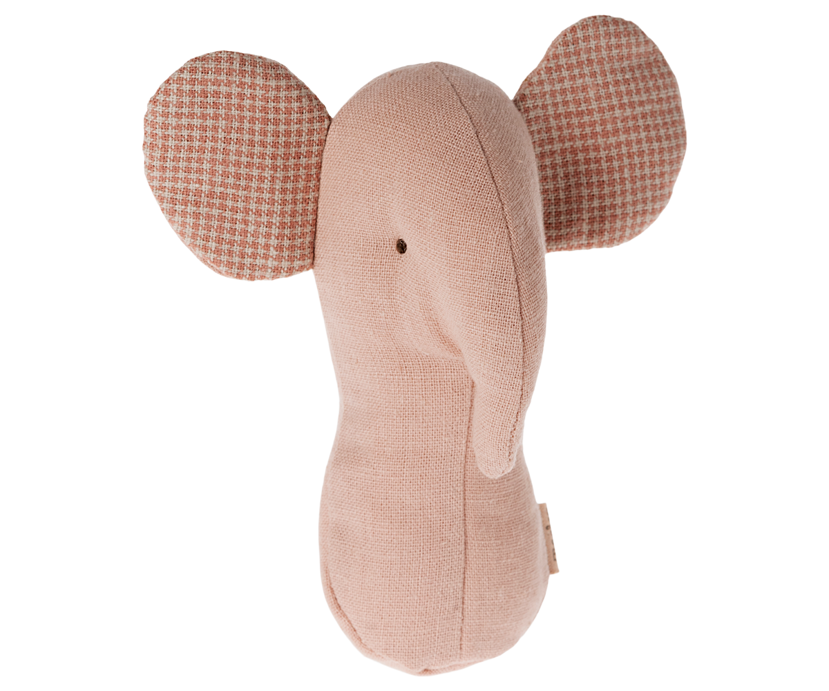 Maileg Lullaby Friend Rattles, Elephant - Rose