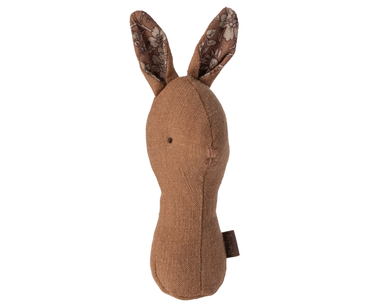 Lullaby Friends, Bunny Rattle - Chocolate