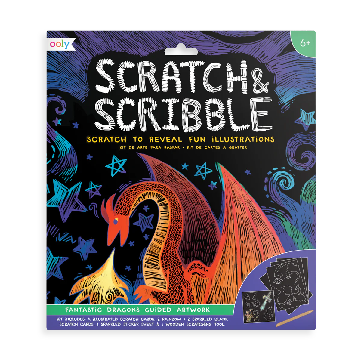Scratch and Scribble - Fantastic Dragons