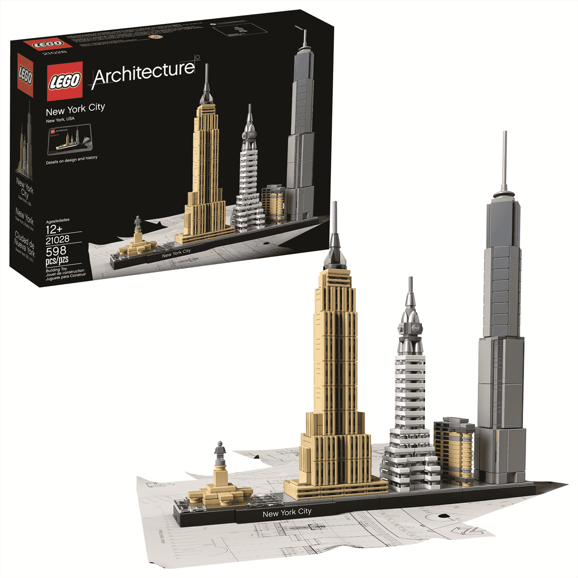 21028 New York City, Retired, Certified in Original Box, Pre-Owned