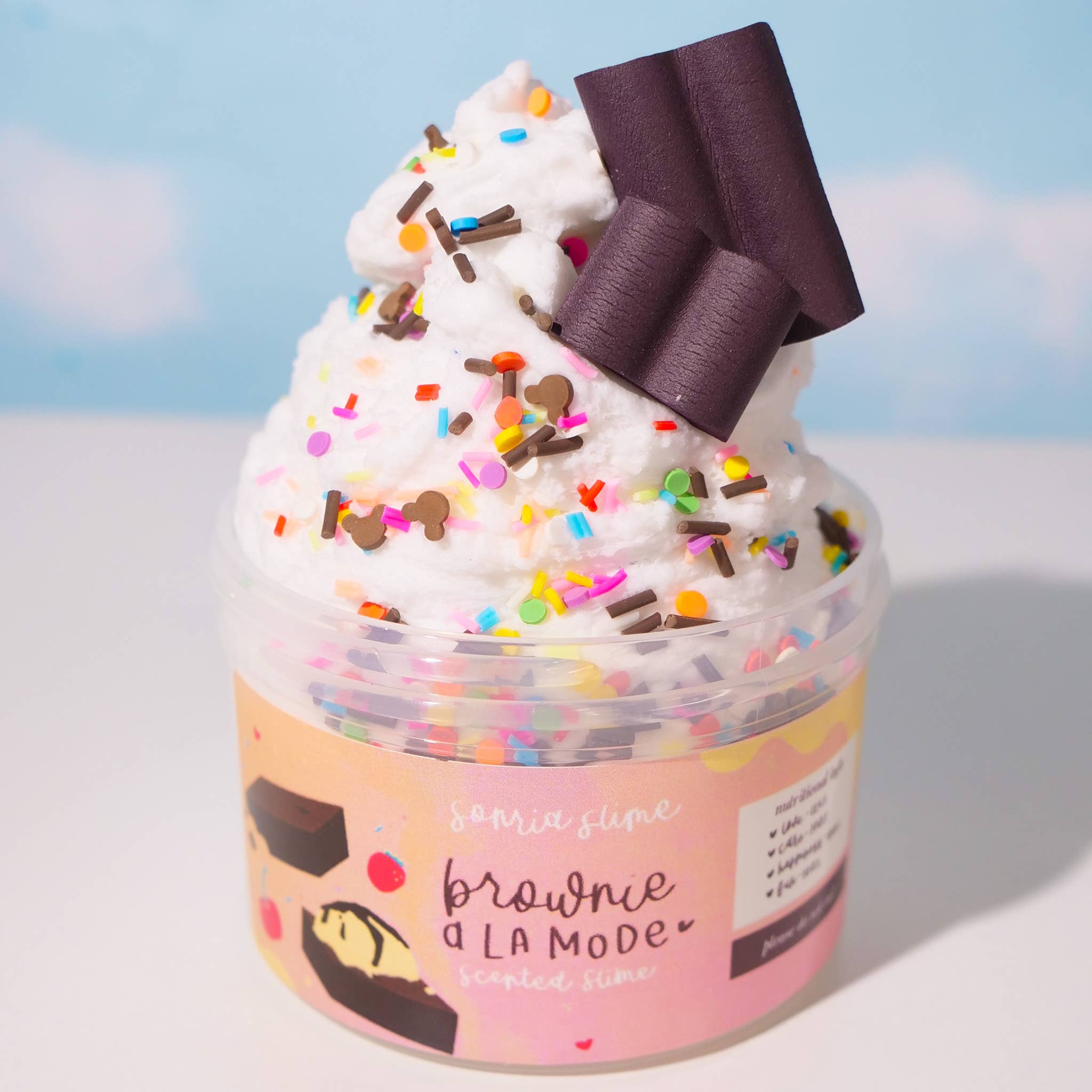 Brownie a la Mode Slime