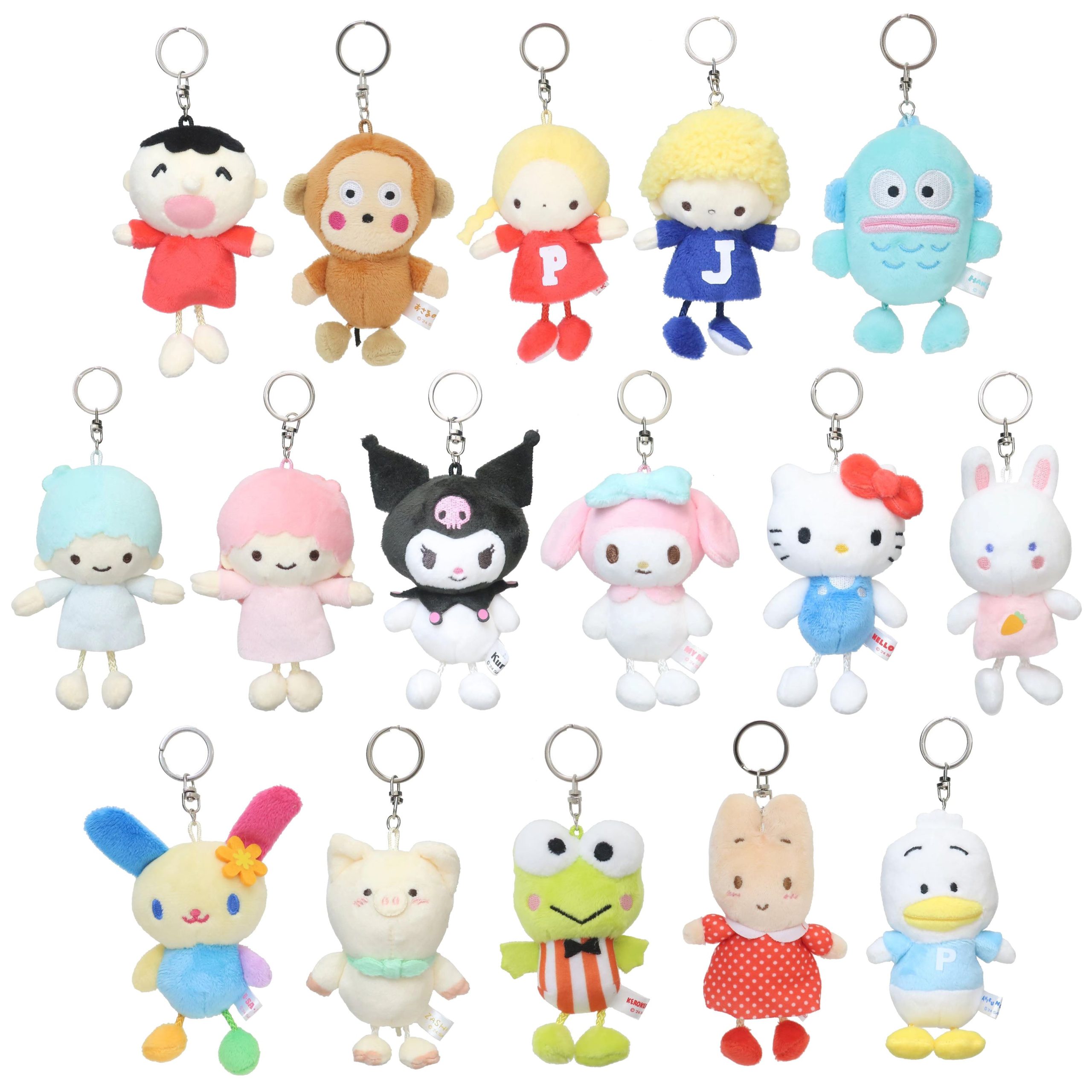 Japan Sanrio Plush Doll Keychain (Foot)