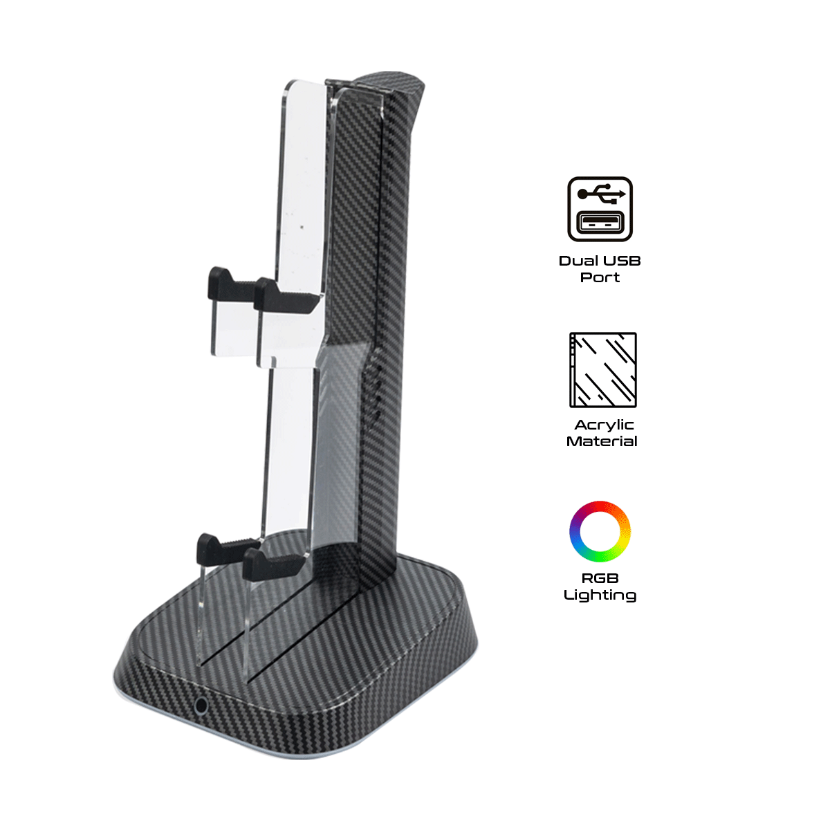 IINE Controller Storage Rack Black Carbon Fiber [L921]