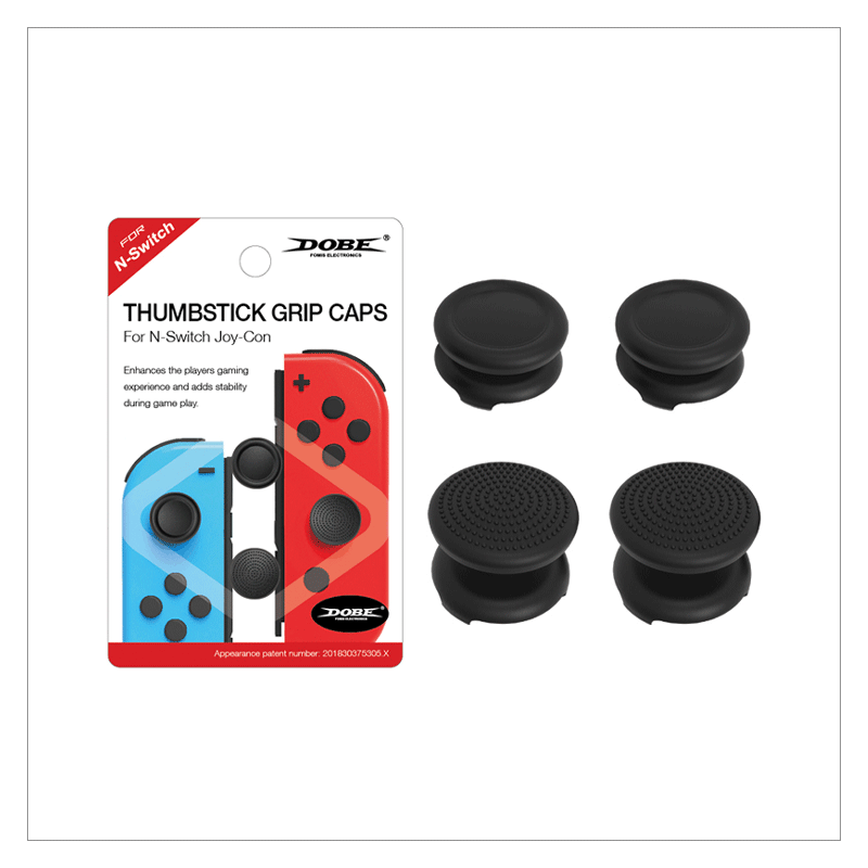 Dobe Thumbstick Grip Case for NSW/OLED Black TNS-1873