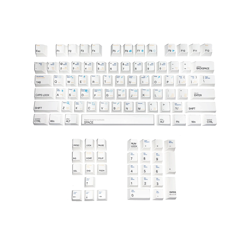 Royal Kludge Cherry 9 PBT Keycaps