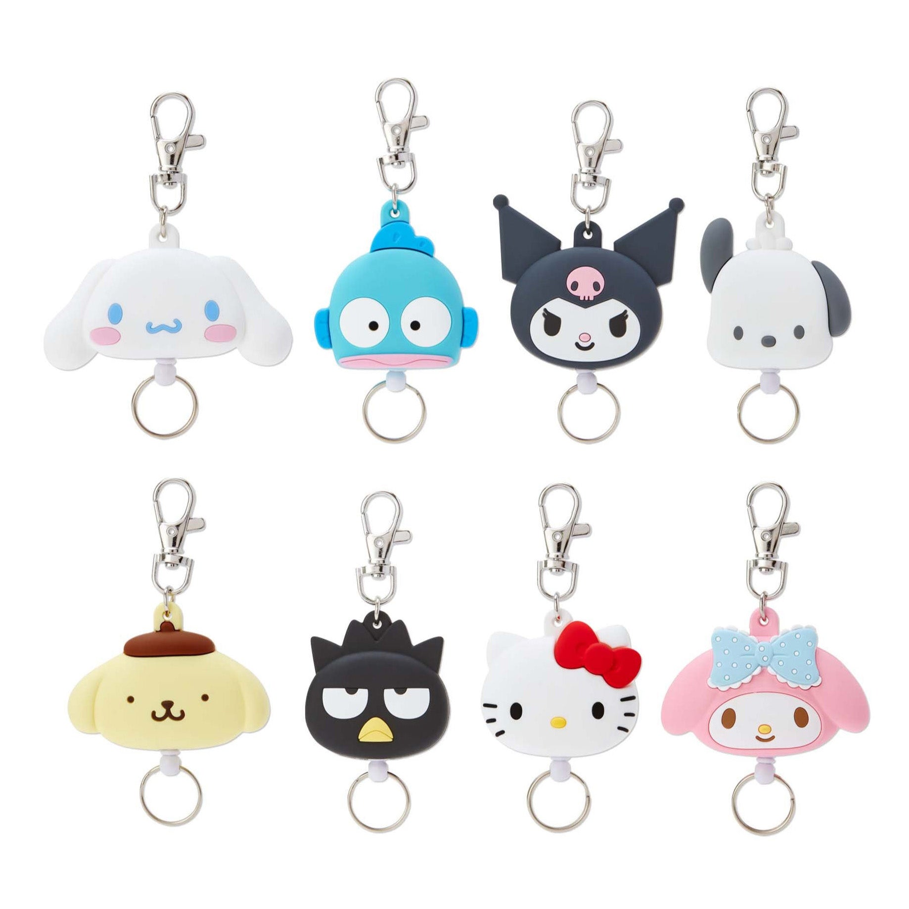 Japan Sanrio Reel Keychain (Face)