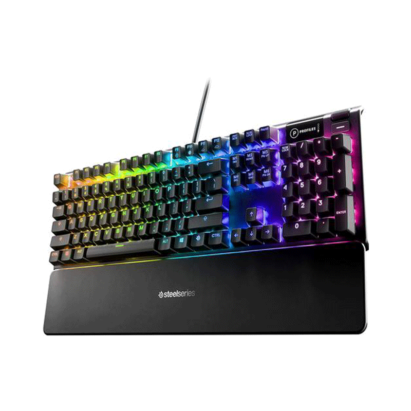 SteelSeries Apex 5 Hybrid Mechanical RGB Gaming Keyboard for [PC/MAC/XBOX/PS4/PS5] (KB64532)