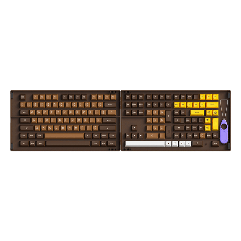Akko Chocolate PBT Keycaps ASA 178 Keys