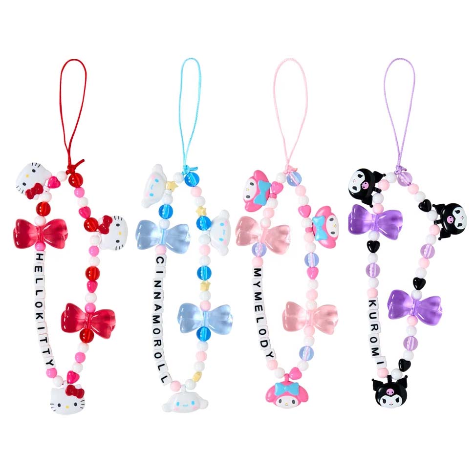 Japan Sanrio Beads Mobile Strap (My Deco Bag)