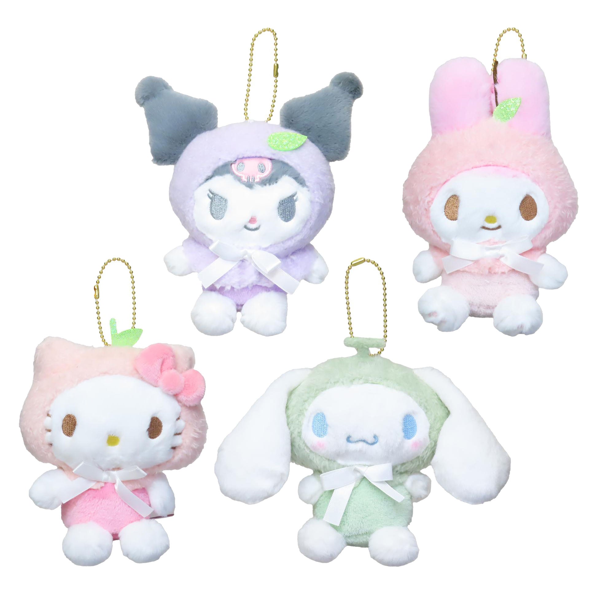 Japan Sanrio Plush Doll Keychain (Fruit)