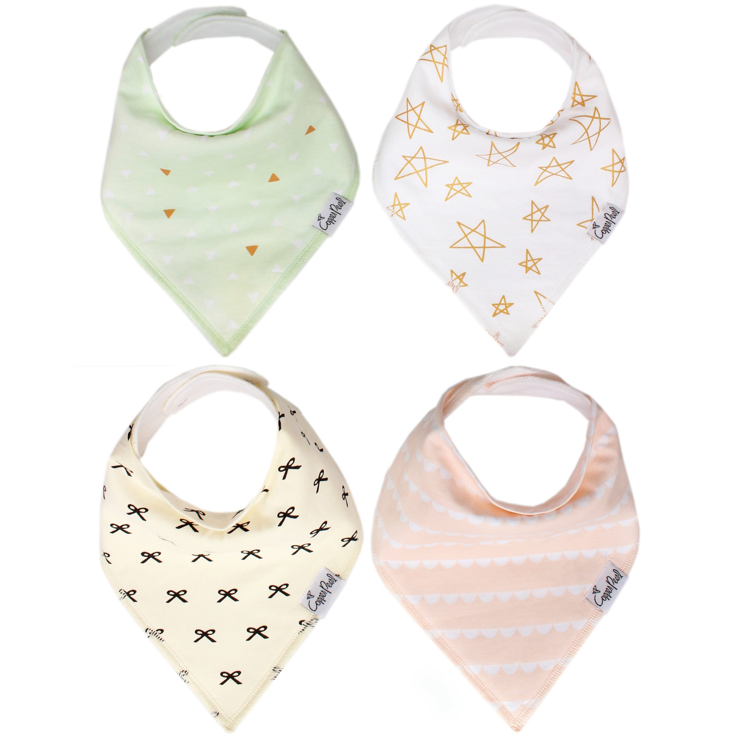 Bandana Bib 4pk- Paris