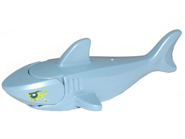 14518c04pb03 Shark with Lime Slime Pattern