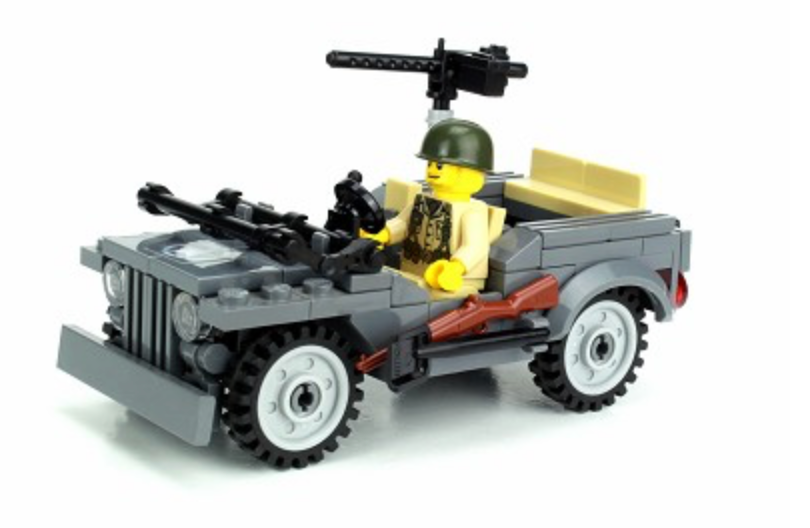WW2 4x4 Utility Vehicle made with Real LEGO® Bricks