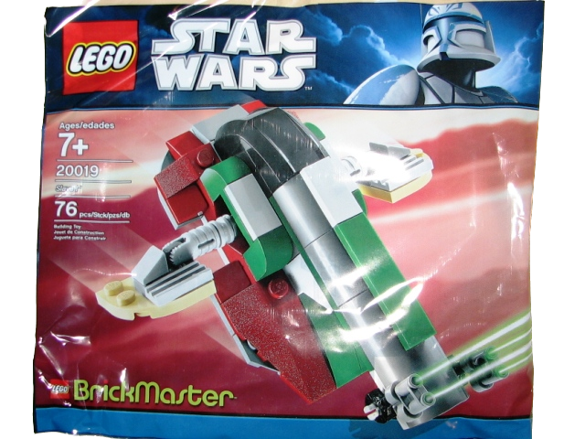 Star Wars Slave I Brickmaster Polybag NIB Retired