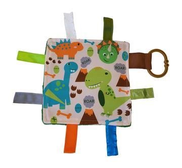 Dinosaur Crinkle Tag Lovey