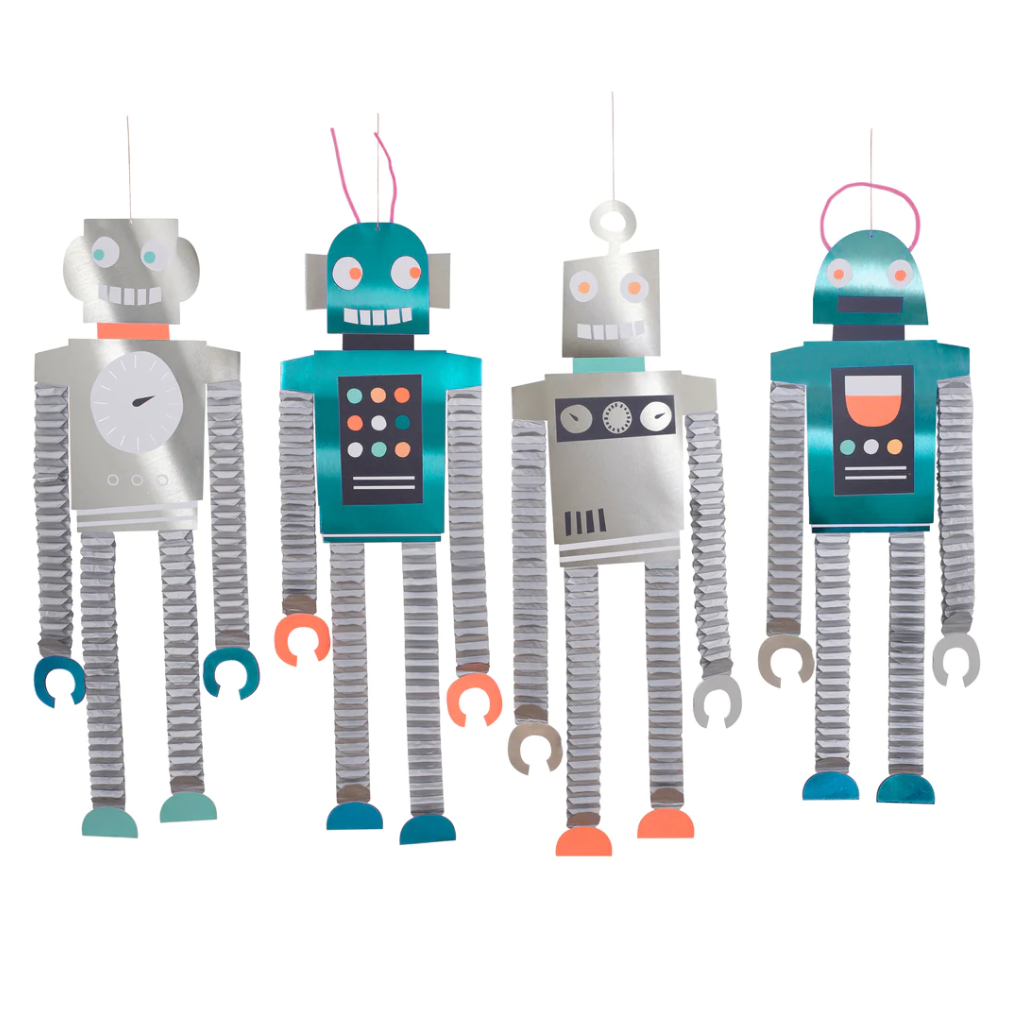 Honeycomb Robot Decorations