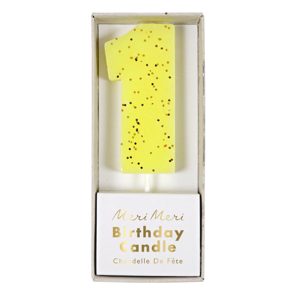 Coloured Number Candles