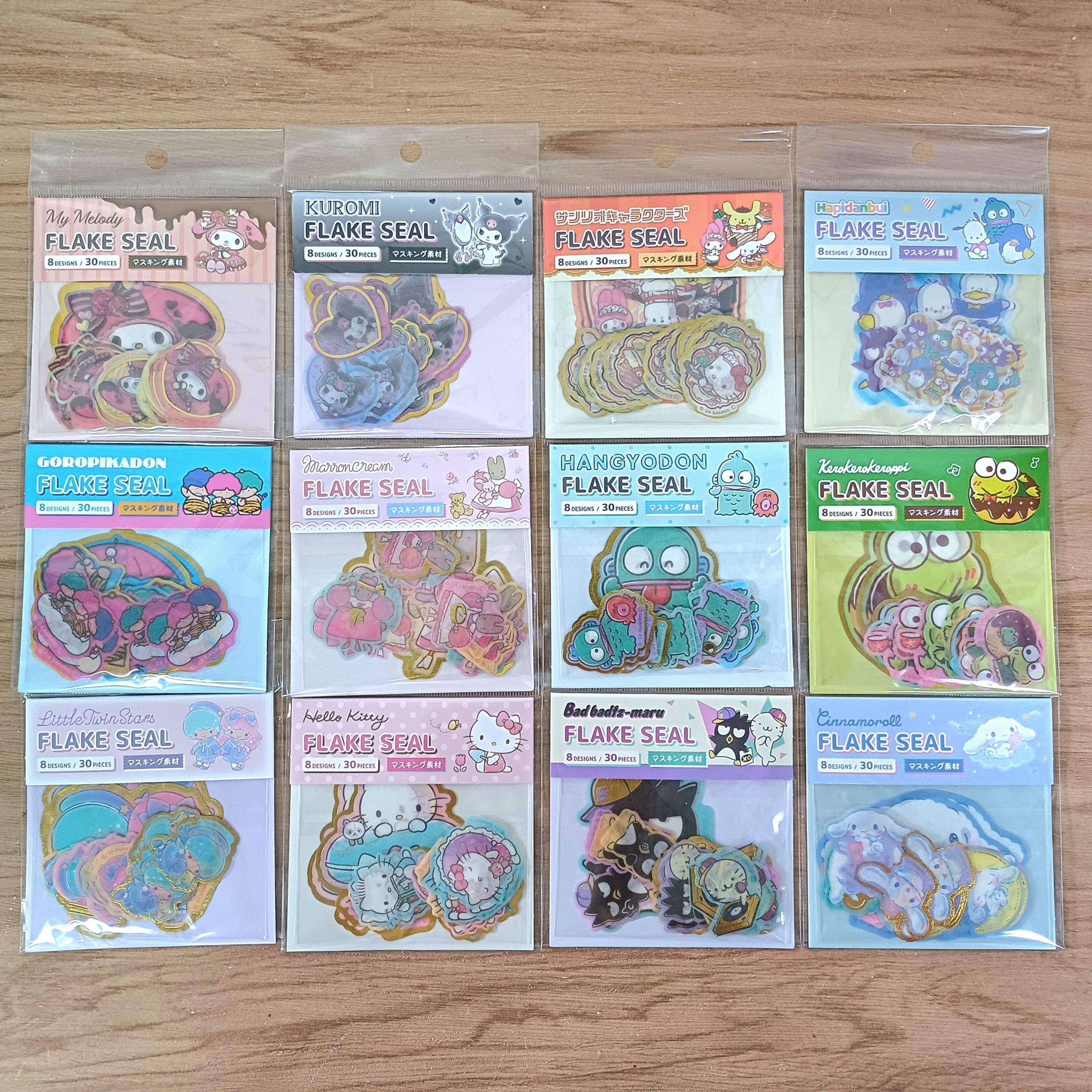 Japan Sanrio Sticker Seal Pack